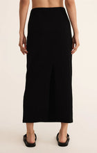 Load image into Gallery viewer, Z SUPPLY-GAIL MIDI SKIRT TRUE BLACK
