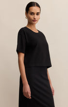 Load image into Gallery viewer, Z SUPPLY-ON THE GO TEE TRUE BLACK
