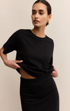 Load image into Gallery viewer, Z SUPPLY-ON THE GO TEE TRUE BLACK

