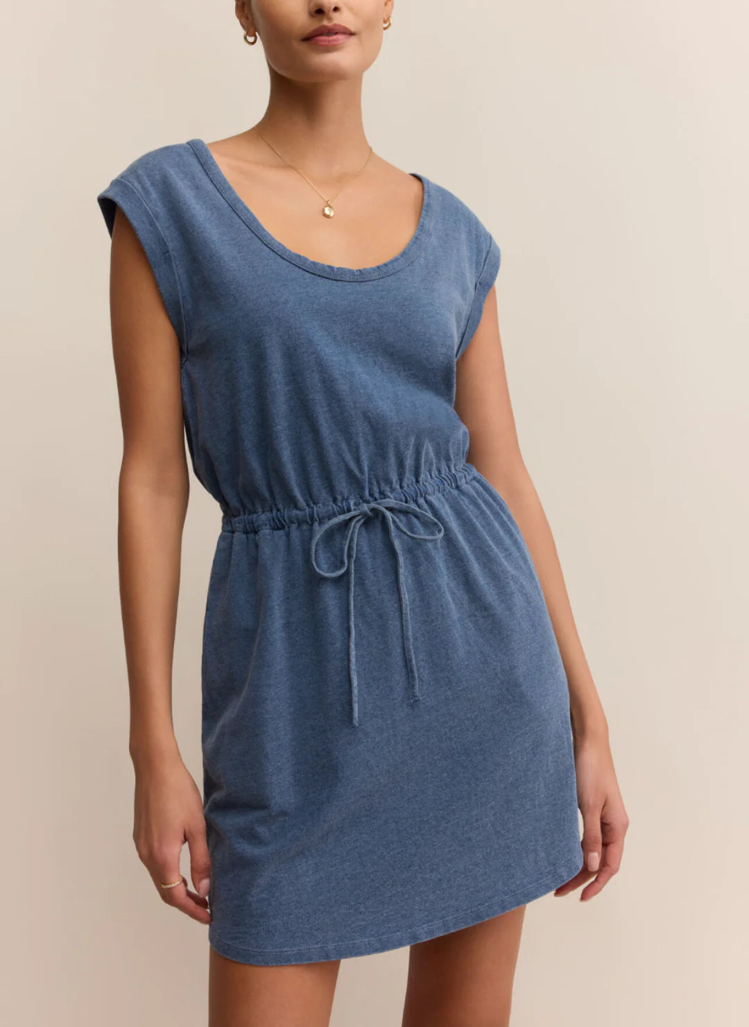 Z SUPPLY-DAYSHIFT DENIM MINI DRESS