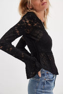 FREE PEOPLE-LACE LAYERING LONG SLEEVE