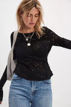 Load image into Gallery viewer, FREE PEOPLE-LACE LAYERING LONG SLEEVE
