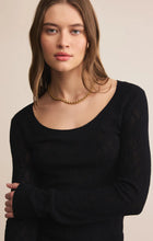 Load image into Gallery viewer, Z SUPPLY-TIBI SCOOP MESH SWEATER
