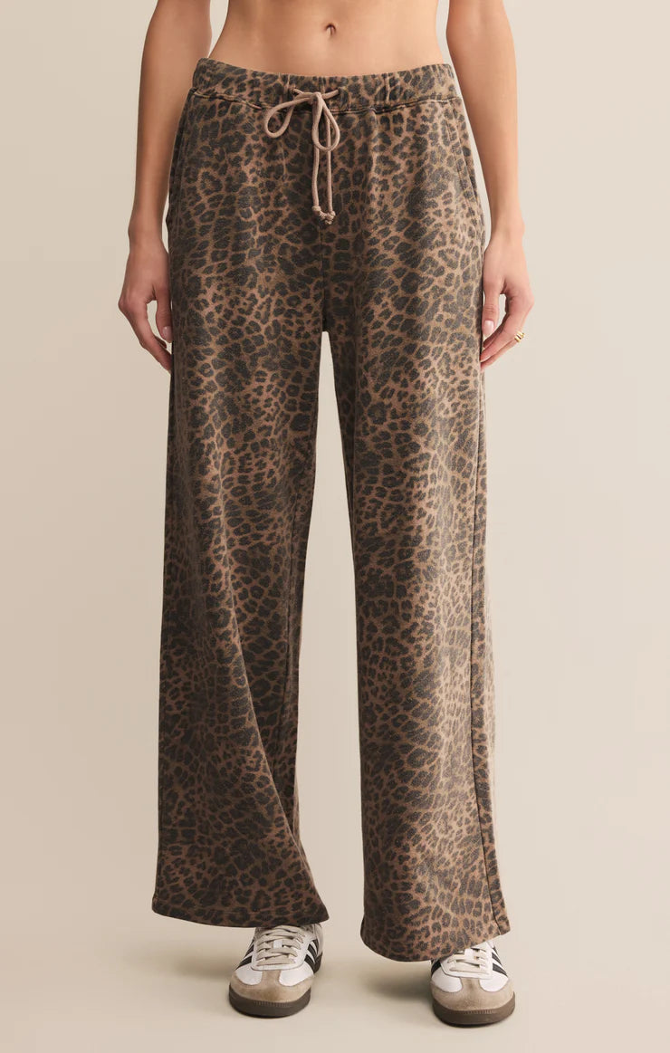 Z SUPPLY-HUNTER LEOPARD KNIT PANT
