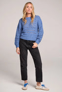SALT WATER LUXE-RONNIE AZURE SWEATER