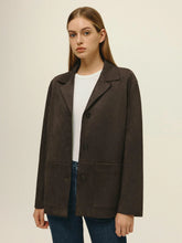 Load image into Gallery viewer, ELODIE-HAYES VEGAN SUEDE JACKET
