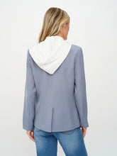 Load image into Gallery viewer, SIX FIFTY-BLAZER WITH SWEATSHIRT INSERT DENIM BLUE
