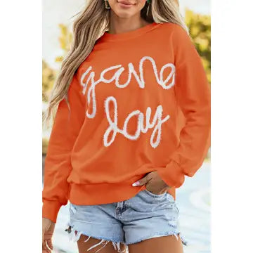 LDC-DROP SHOULDER GAME DAY SWEATSHIRT