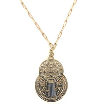 Load image into Gallery viewer, SAHIRA-SAINT II SAINT BENEDICT NECKLACE
