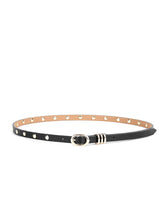 Load image into Gallery viewer, ETTIKA-CLASSIC STUDDED SKINNY BELT
