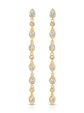 Load image into Gallery viewer, ETTIKA-CRYSTAL RAINFALL EARRINGS
