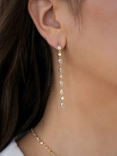 Load image into Gallery viewer, ETTIKA-CRYSTAL RAINFALL EARRINGS
