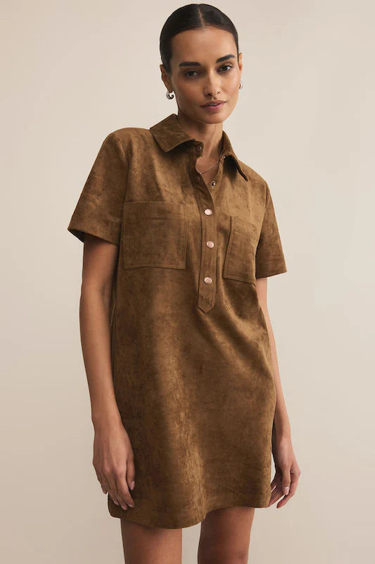 Z SUPPLY-SYDNEY SUEDE MINI DRESS