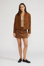 Load image into Gallery viewer, LUCY PARIS-BRENT FAUX SUEDE JACKET TOFFEE
