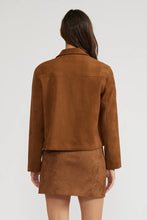 Load image into Gallery viewer, LUCY PARIS-BRENT FAUX SUEDE JACKET TOFFEE
