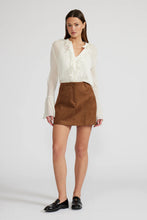 Load image into Gallery viewer, LUCY PARIS-DARRY MINI SKIRT TOFFEE
