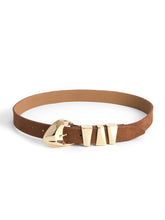 Load image into Gallery viewer, ETTIKA-MODERN WESTERN BELT IN MOCHA
