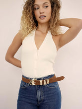 Load image into Gallery viewer, ETTIKA-MODERN WESTERN BELT IN MOCHA
