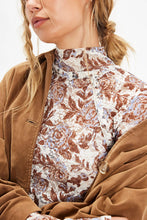 Load image into Gallery viewer, FREE PEOPLE-LYRIC LONG SLEEVE TOP IN IVORY COMBO

