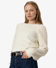 Load image into Gallery viewer, SANCTUARY-COZY MOMENT SWEATER IN CHALK
