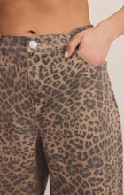 Load image into Gallery viewer, Z SUPPLY-MARLI DENIM LEOPARD PANT
