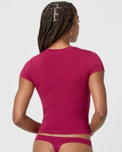 Load image into Gallery viewer, FLORENCE BY MILLS-SOFTIE COTTON TEE CHERRY
