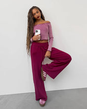 Load image into Gallery viewer, FLORENCE BY MILLS-COZY CRUSH WIDE LEG PANT
