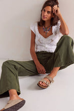 Load image into Gallery viewer, FREE PEOPLE-LIBRE WIDE LEG IN THYME
