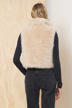 Load image into Gallery viewer, VINTAGE HAVANA-ALMOND COZY FUR VEST
