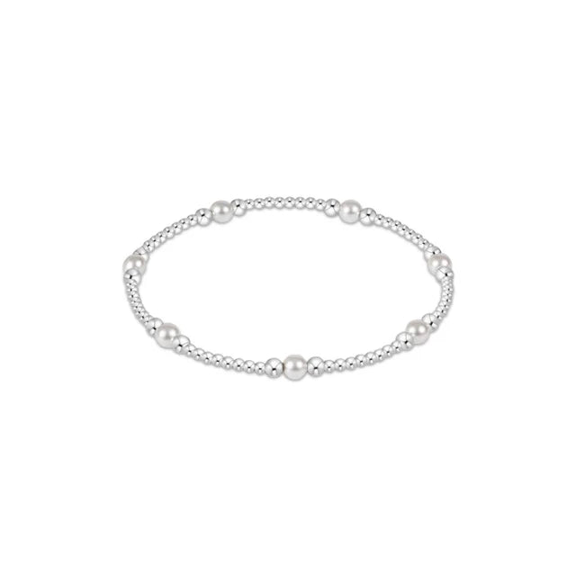 ENEWTON-PURPOSE PEARL 4MM BEAD BRACELET STERLING