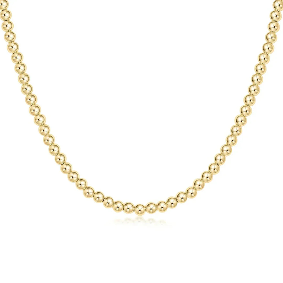 ENEWTON- “15” CHOKER CLASSIC GOLD 4MM BEAD