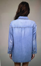 Load image into Gallery viewer, HIIDDEN- ABBEY OVERSIZED DENIM DRESS
