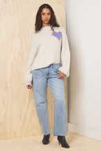Load image into Gallery viewer, VINTAGE HAVANA-JACQUARD HEART SWEATER

