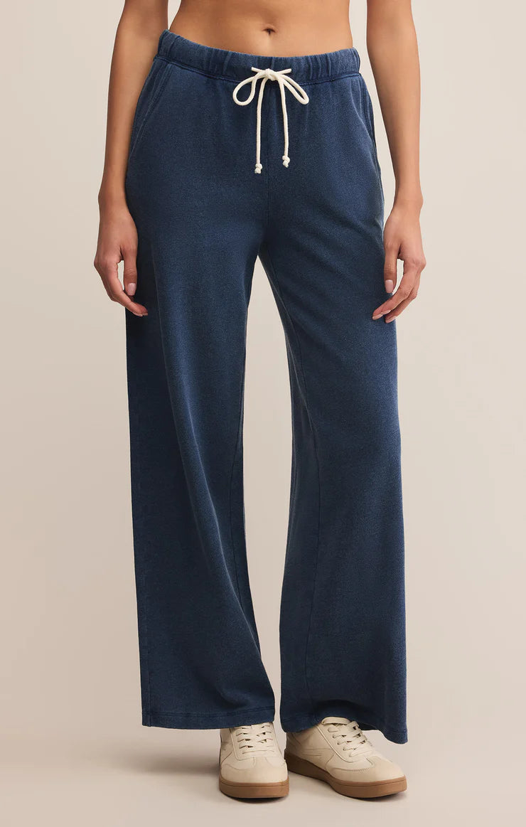 Z SUPPLY-HUNTER KNIT DENIM PANT IN INDIGO