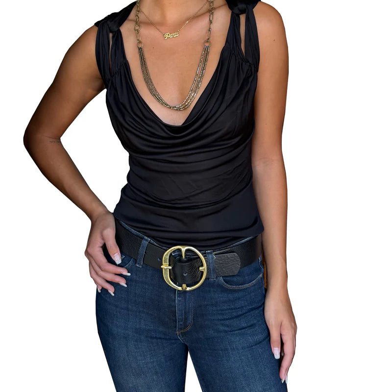 KIM WHITE-CHUNKY HIP BELTS
