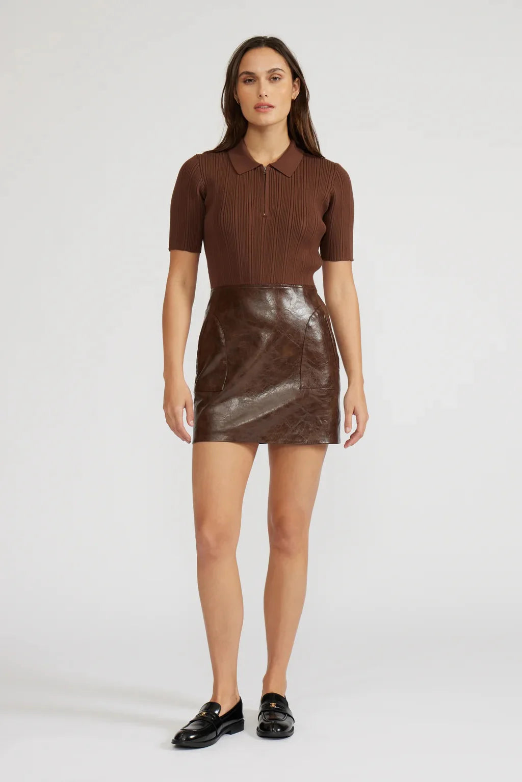 LUCY PARIS-KIKO MIXED MEDIA DRESS