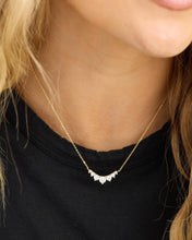 Load image into Gallery viewer, MELINDA MARIA-NOT YOUR BASIC MULTI STONE PENDANT NECKLACE GOLD
