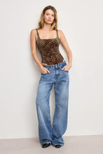Load image into Gallery viewer, GOOD AMERICAN-VELVET MODERN TANK BODYSUIT (MINI LUCKY LEOPARD)
