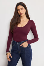Load image into Gallery viewer, GOOD AMERICAN-SCUBA SCOOP NECK BODYSUIT (FIG)
