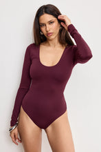 Load image into Gallery viewer, GOOD AMERICAN-SCUBA SCOOP NECK BODYSUIT (FIG)
