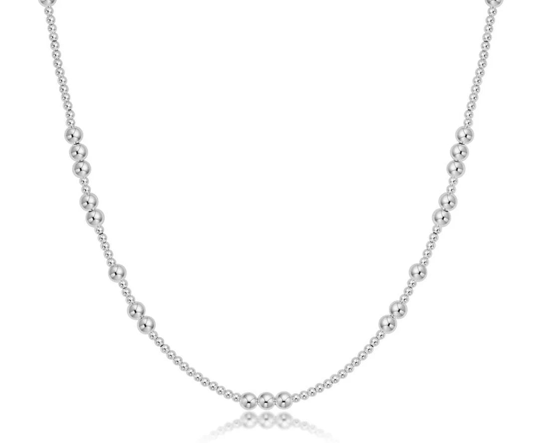 ENEWTON-“17” CHOKER HOPE UNWRITTEN 4MM STERLING