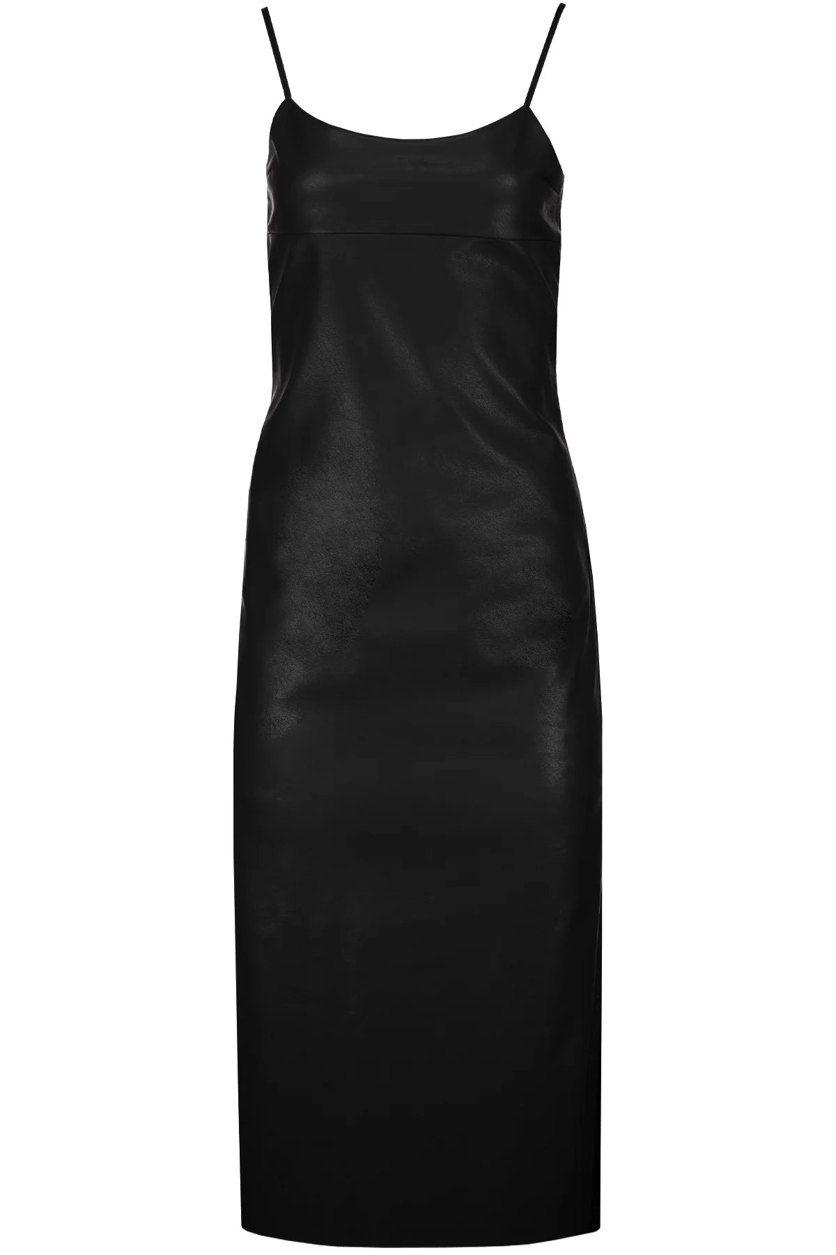 BISHOP + YOUNG-TYLER FAUX LEATHER DRESS BLACK