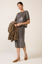 Load image into Gallery viewer, SANCTUARY-SPARKLE SEQUIN SWEATER INK
