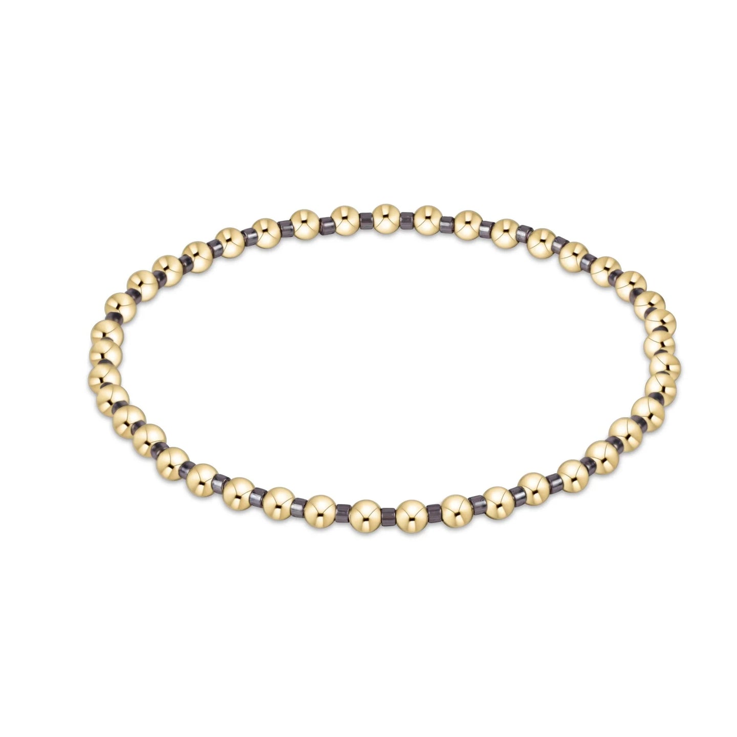 ENEWTON-HOPE GRATEFUL BRACELET TAUPE WITH A TWIST