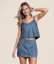 Load image into Gallery viewer, HIDDEN-ABBEY RHINESTONE CROPPED TANK
