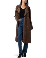 Load image into Gallery viewer, BLANK NYC-DOWN TO EARTH FAUX SUEDE TRENCH COAT
