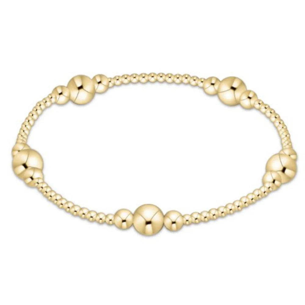 ENEWTON-PURPOSE GOLD 6MM BEAD BRACELET