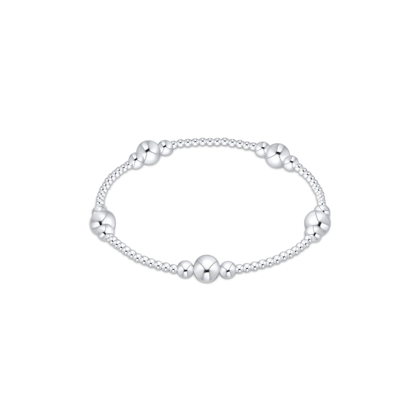ENEWTON-PURPOSE STERLING 6MM BEAD BRACELET