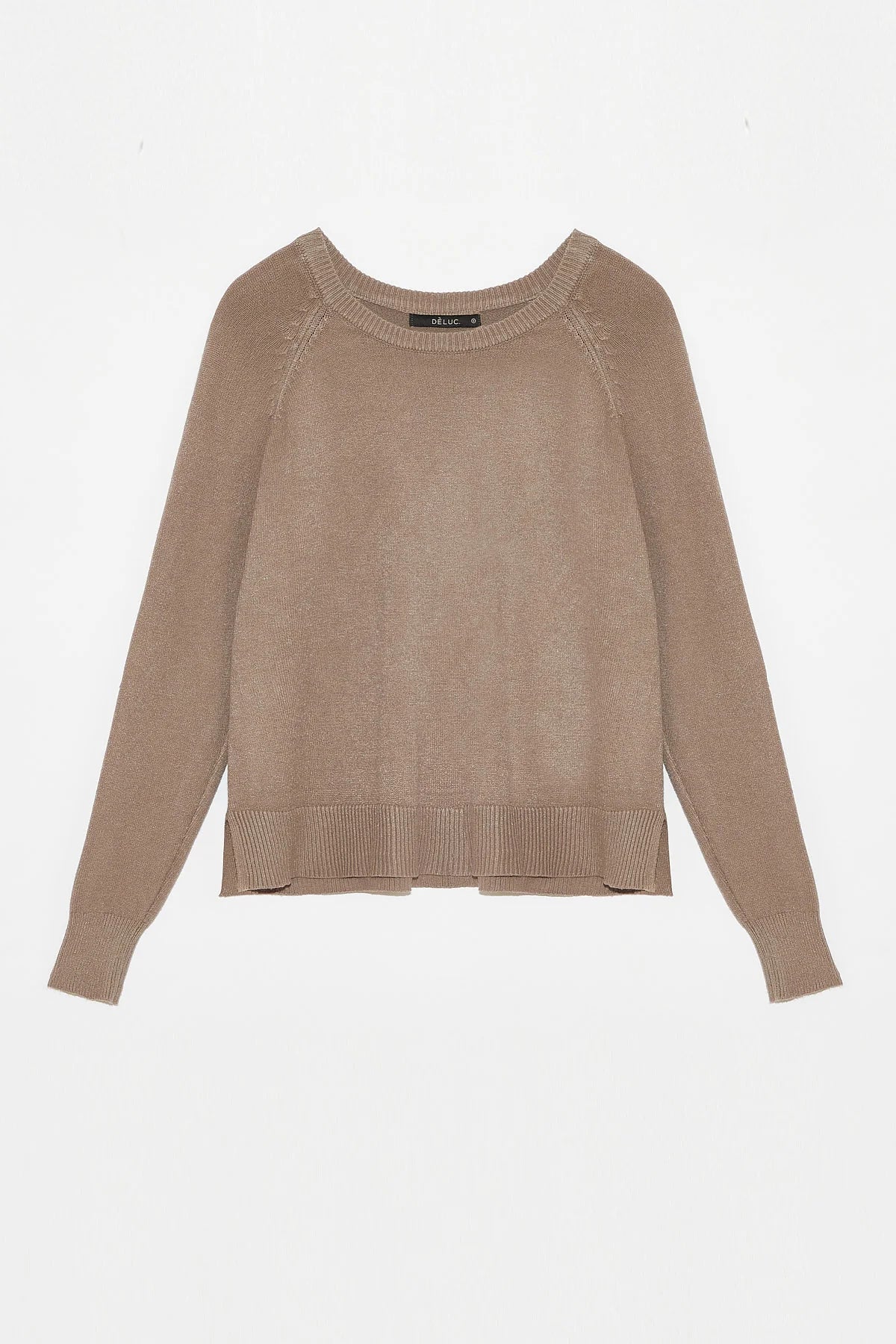 DELUC- BEGONIA SWEATER MELANGE MILK