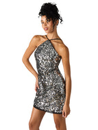 STEVE MADDEN-LORENNA DRESS IN SILVER